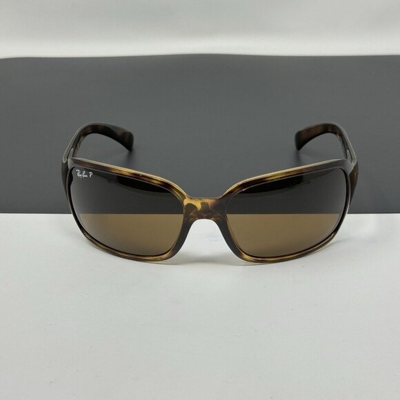 RAY BAN RB 4068 642/57 HAVANA Glass POLARIZED Lenses SUNGLASSES 60-17 - Picture 2 of 10